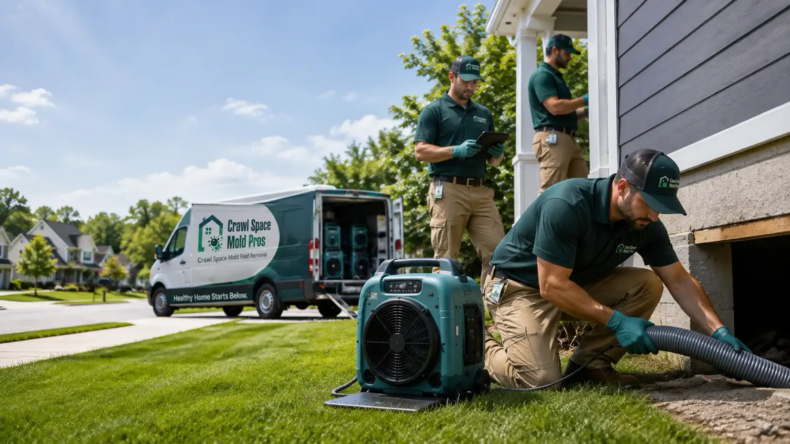 Crawl Space Mold Removal in Kingsley, IA
